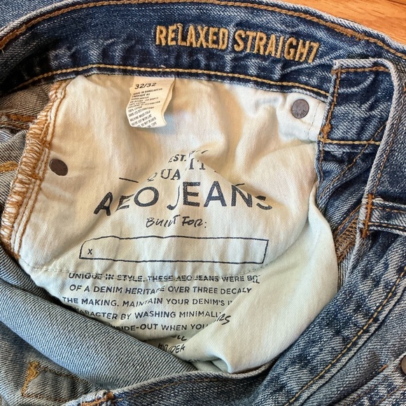 American Eagle Outfitters Men's Blue Straight Jeans - Picture 8 of 8